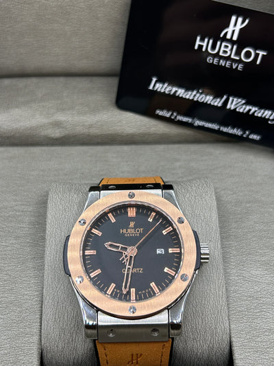 Hublot Classic Fusion Rose Gold Black Dial Watch