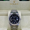 Rolex Land Dweller Blue Dial Stainless Steel Watch
