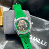 Jacob & Co Green Strap Skeleton Watch