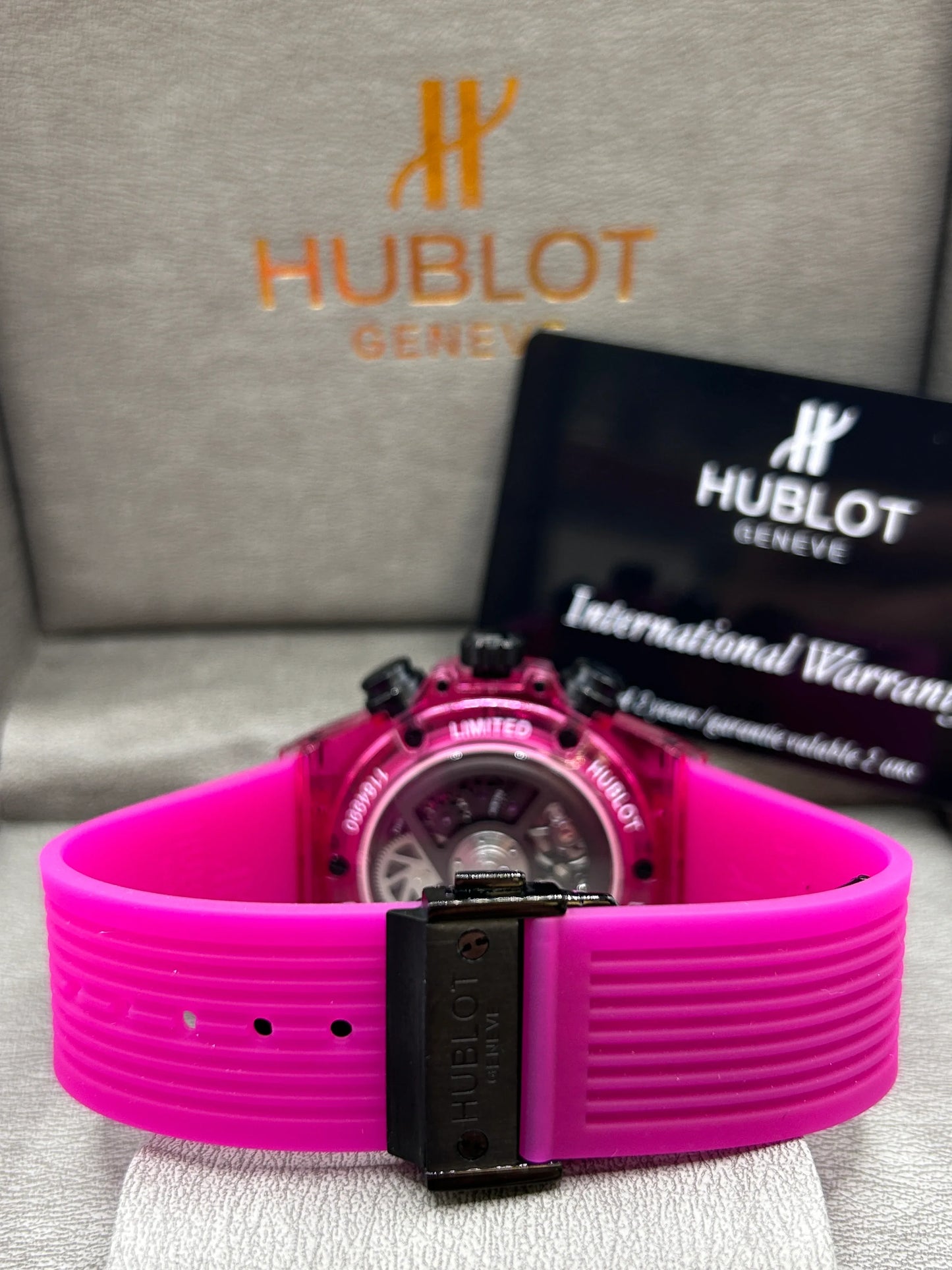 Hublot Big Bang Pink Skeleton Watch