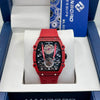 Hanboro Big Bang Red Skeleton Watch