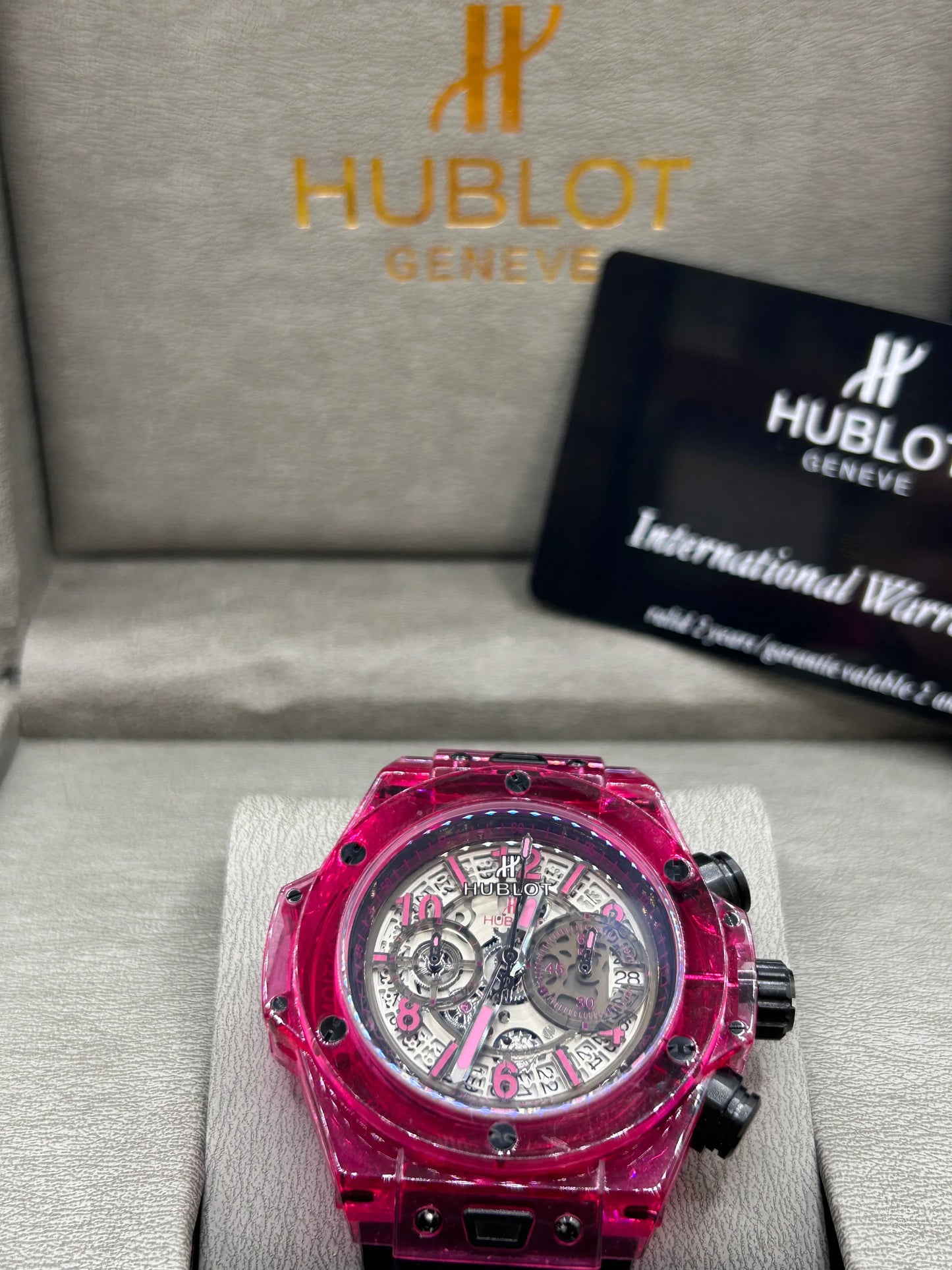 Hublot Big Bang Pink Chronograph Watch