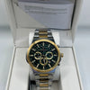 Reward Green Dial Two Tone Quartz Chronograph Watch