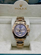 Rolex Daytona Rose Gold Ice Gray Dial Chronograph Watch