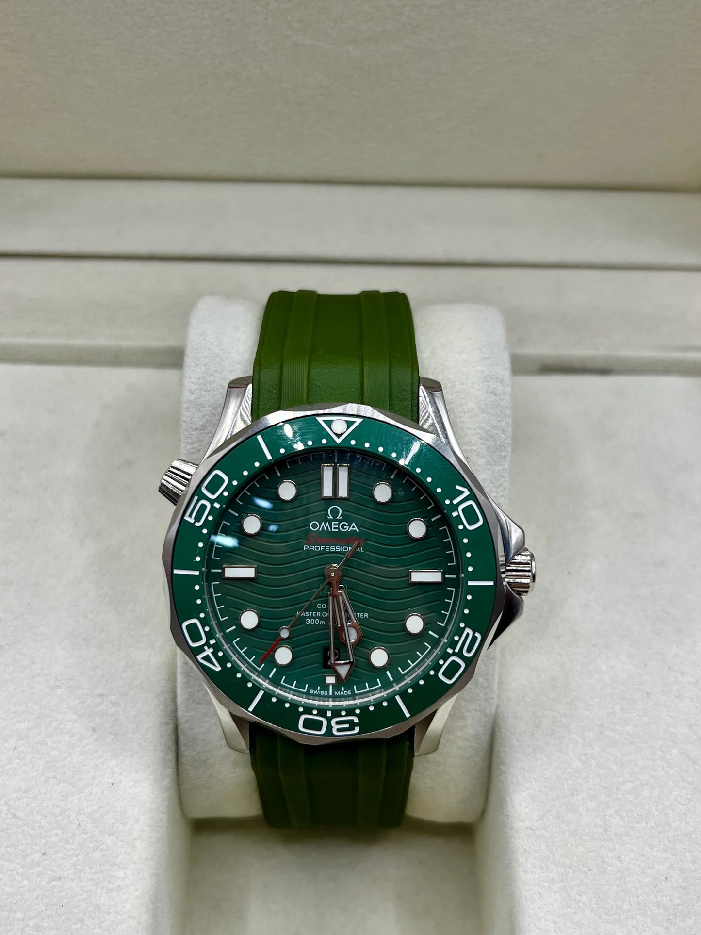 Omega Seamaster Professional Green Dial Watch