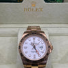 Rolex Yacht-Master Rose Gold White Dial Watch