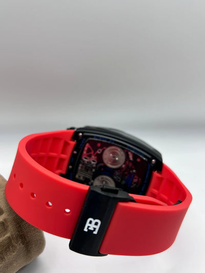 Jacob & co Red Strap Skeleton Watch