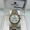 Reward Classic White Dial Two Tone Quartz Watch