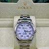 Rolex Datejust Classic White Dial Steel Watch