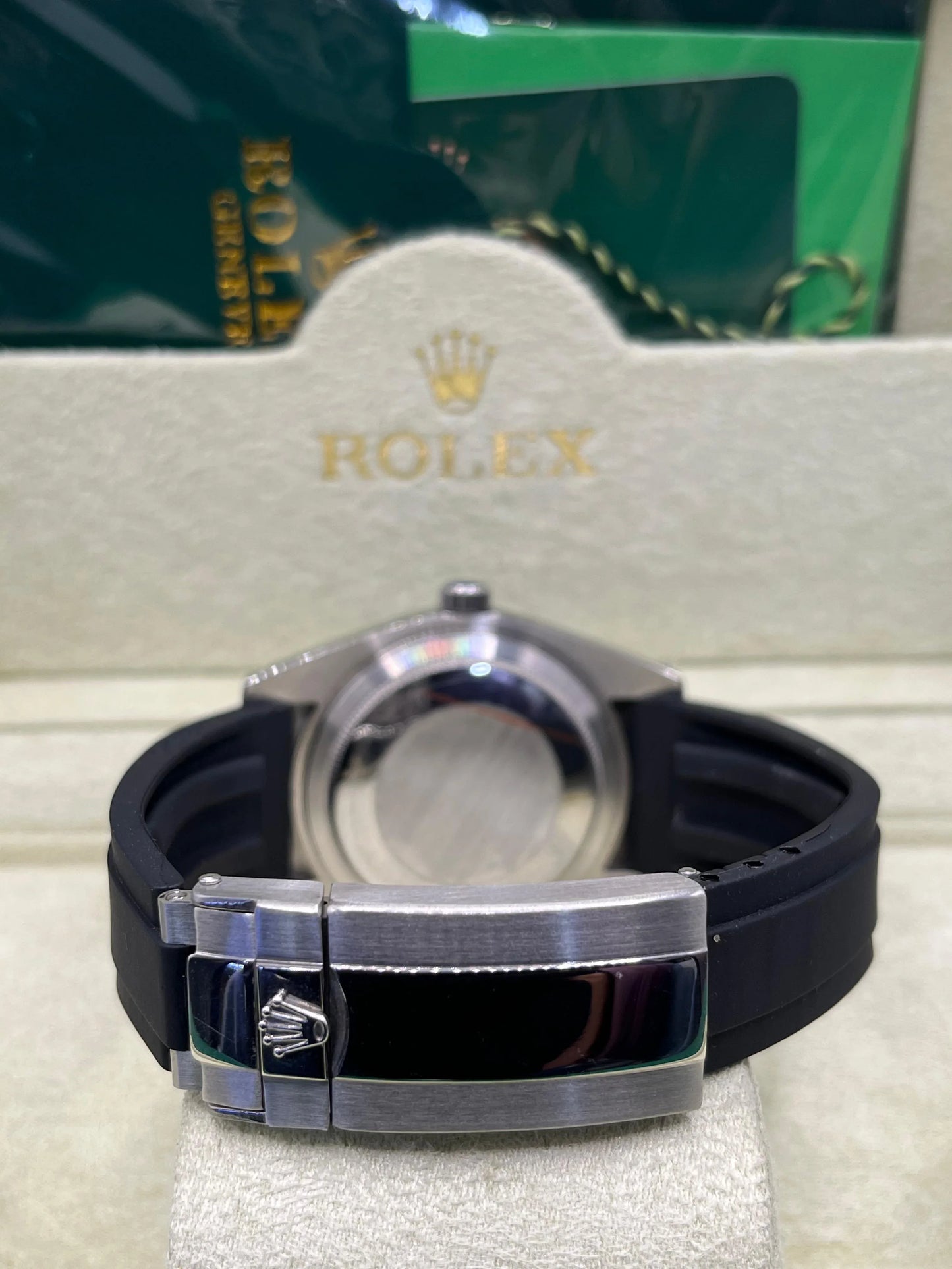 Rolex Sky-Dweller Green Dial Watch