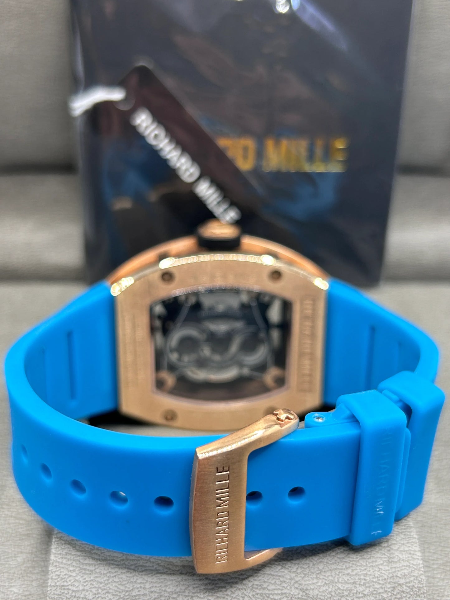 Richard Mille RM 035 Automatic Rose Gold Skeleton Watch