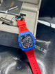 Richard Mille Red and Blue Skeleton Watch