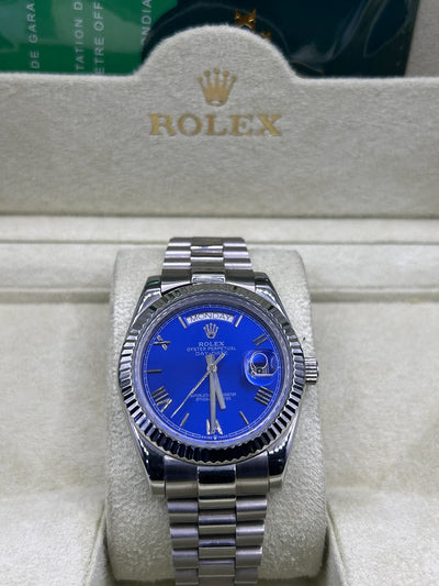 Rolex Datejust Blue Dial Watch