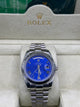 Rolex Datejust Blue Dial Watch