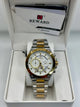 Reward White Dial Two Tone Chronograph Watch