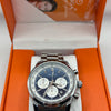 REWARD Luxury Chronograph Watch – Blue Dial Stainless Steel Bracelet