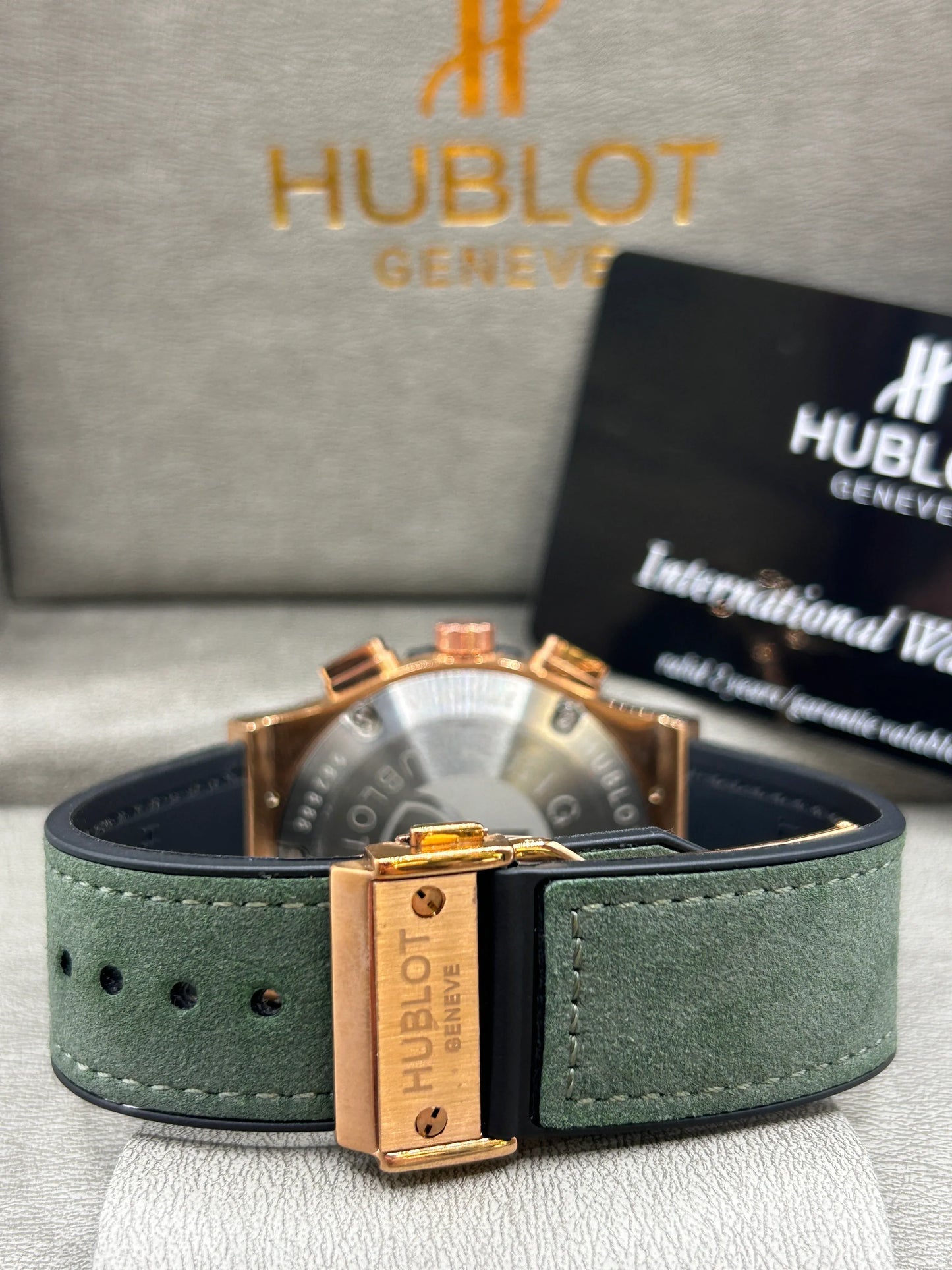 Hublot Big Bang Rose Gold White Dial Watch