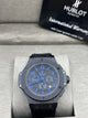 Hublot Big Bang Black and Blue Chronograph Watch