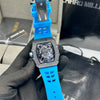 Richard Mille Blue Strap Skeleton Watch
