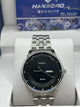 Hanboro Black Dial Stainless Steel Watch