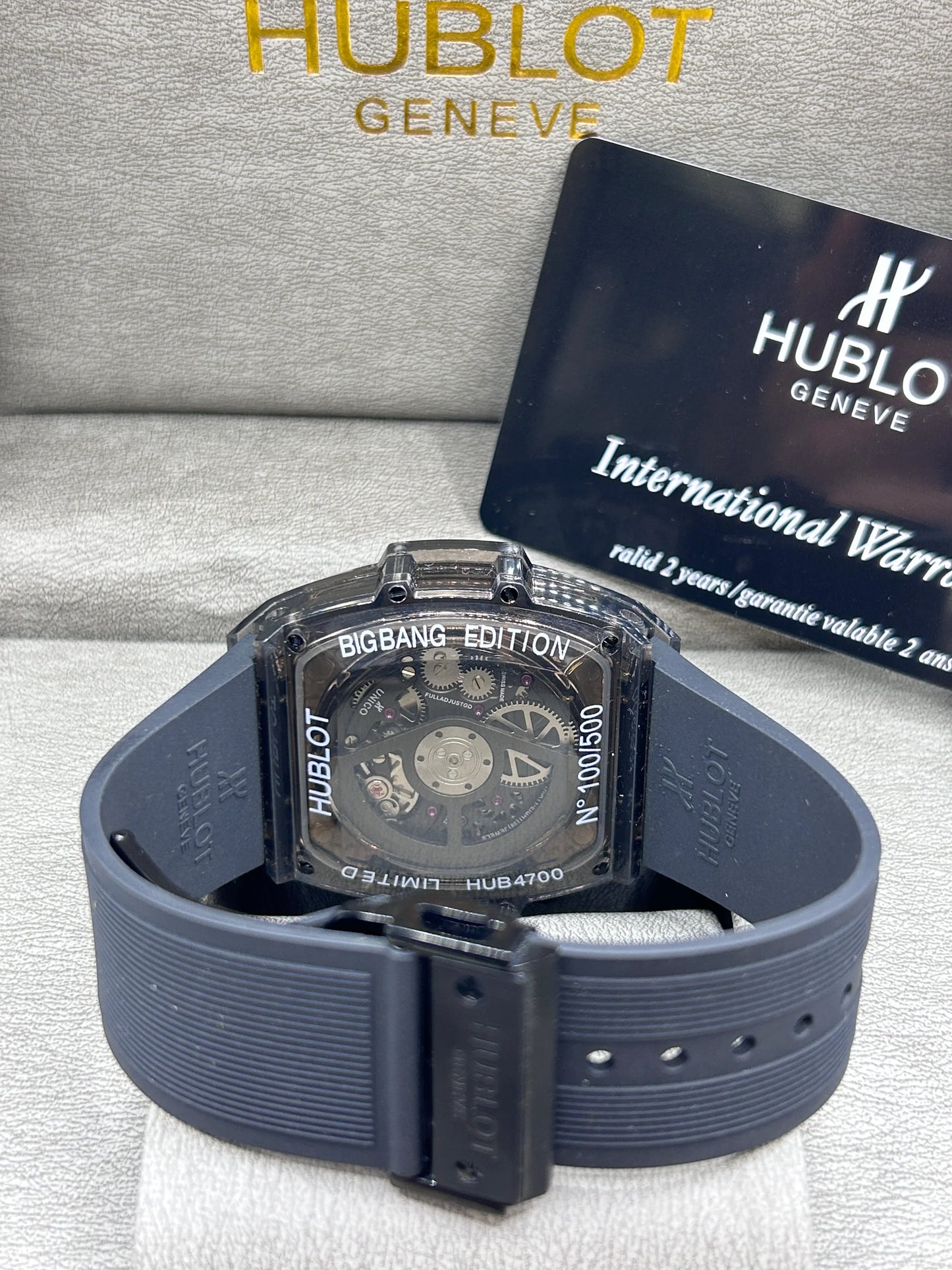 Hublot Big Bang Black Skeleton Chronograph Watch