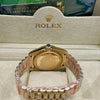 Rolex Datejust Rose Gold Black Dial Watch