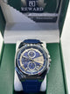 REWARD Luxury Chronograph Watch – Blue Dial Blue Strap