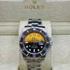 Rolex GMT Master II Yellow Dial Stainless Steel Watch