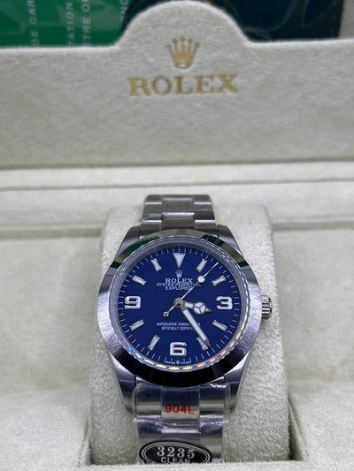Rolex Explorer Blue Dial Watch
