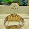 Rolex Datejust Rose Gold Green Dial Watch
