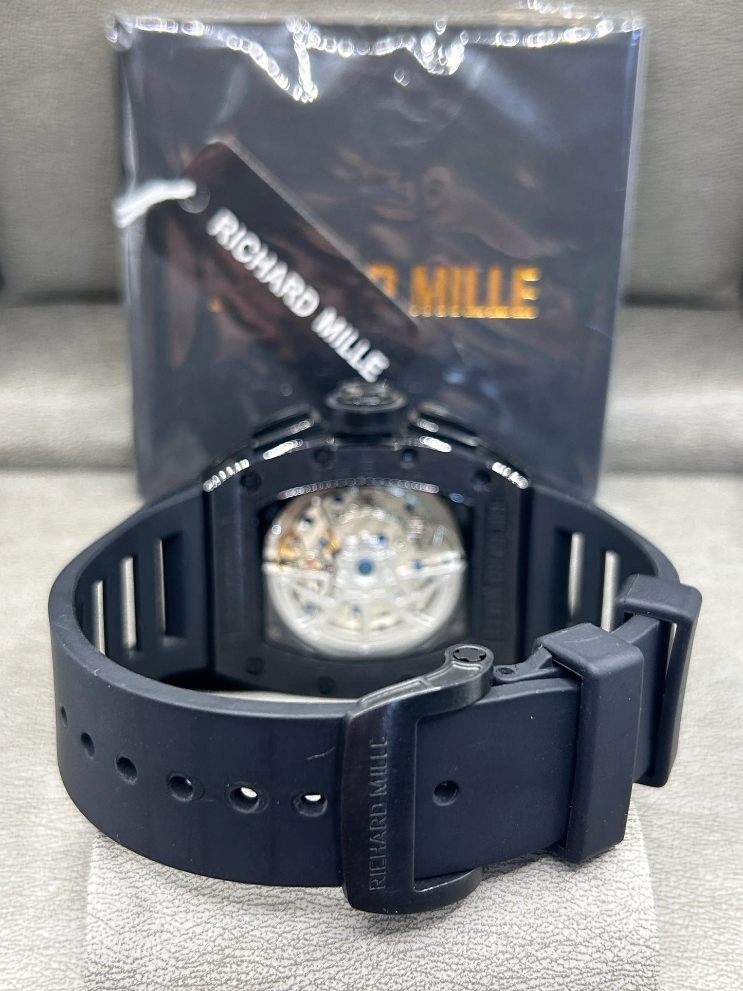 Richard Mille RM 011 Black Carbon Chronograph Watch