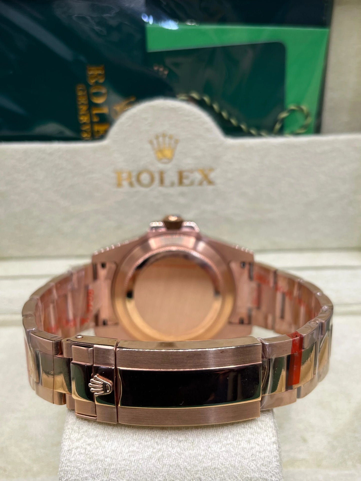 Rolex Yacht-Master Rose Gold White Dial Watch