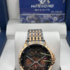 Hanboro Two Tone Black Dial Automatic Watch