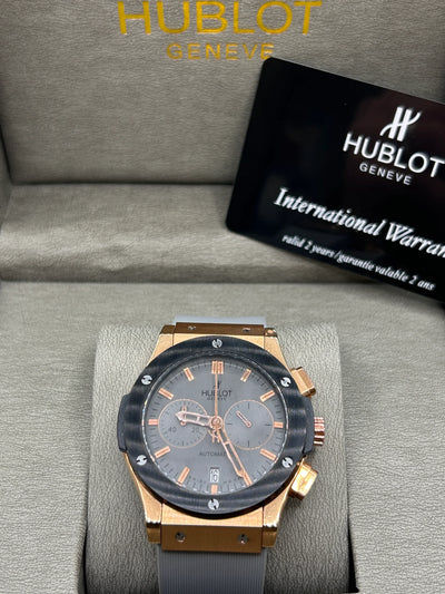 Hublot Big Bang Rose Gold Grey Dial Watch