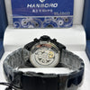 Hanboro Black Dial Black Stainless Steel Chronograph Watch