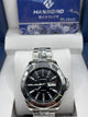 Hanboro Silver Dial Stainless Steel Chronograph Watch