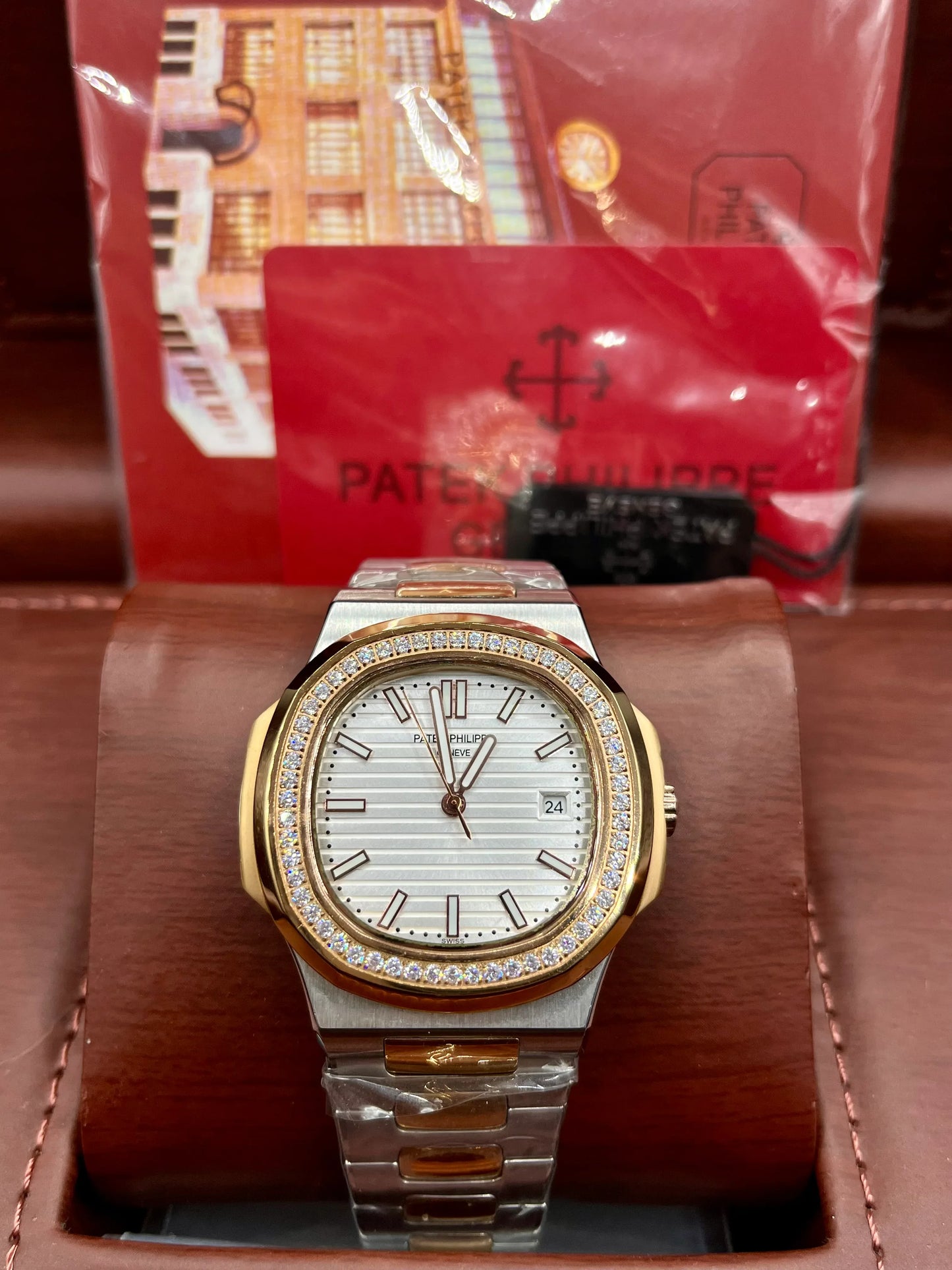 Patek Philippe Nautilus Gold Steel Watch