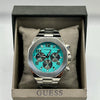 Guess Green Dial Stainless Steel Chronograph Watch