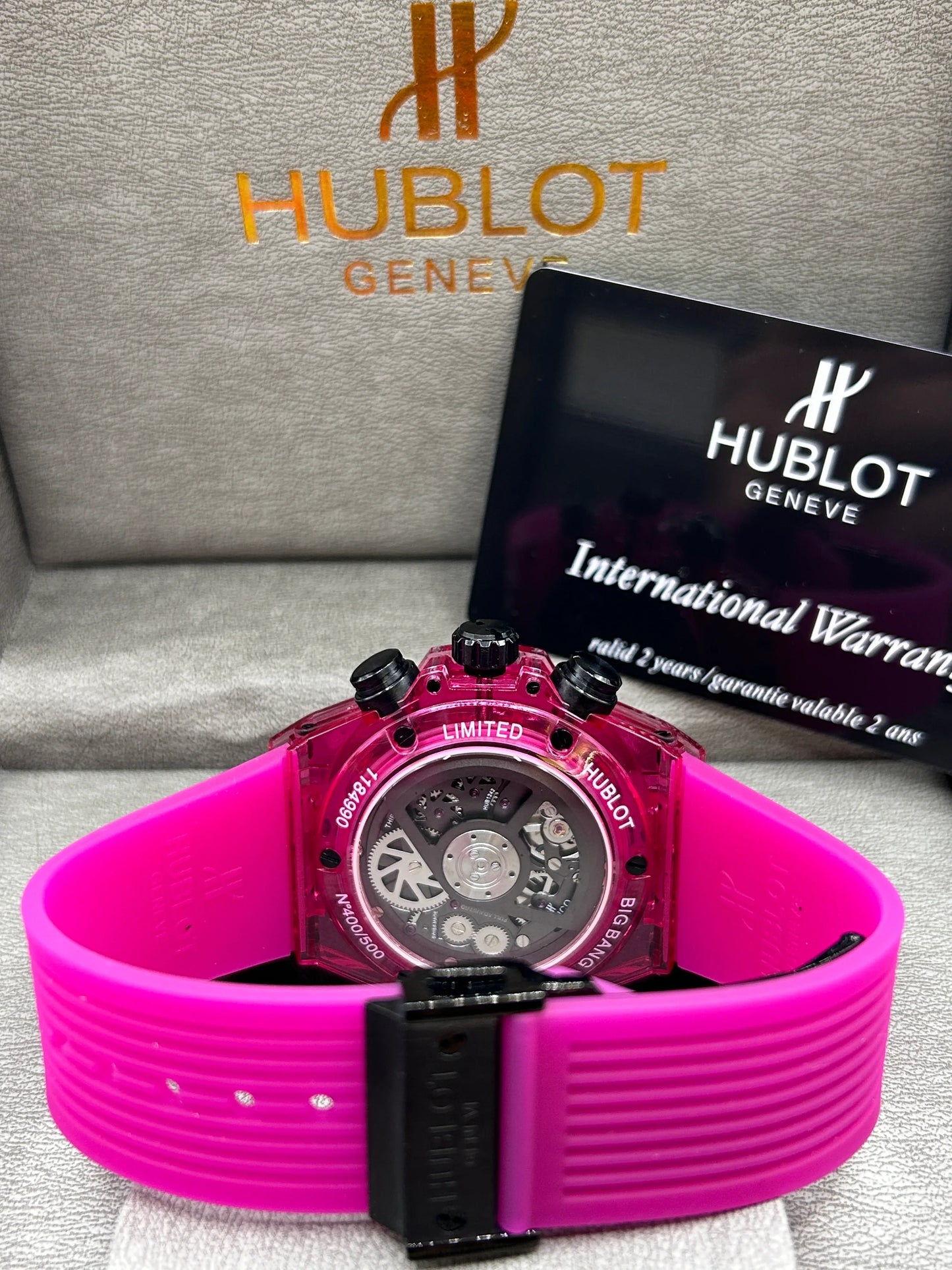 Hublot Big Bang Pink Skeleton Watch