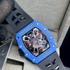 Richard Mille Black and Blue Skeleton Watch
