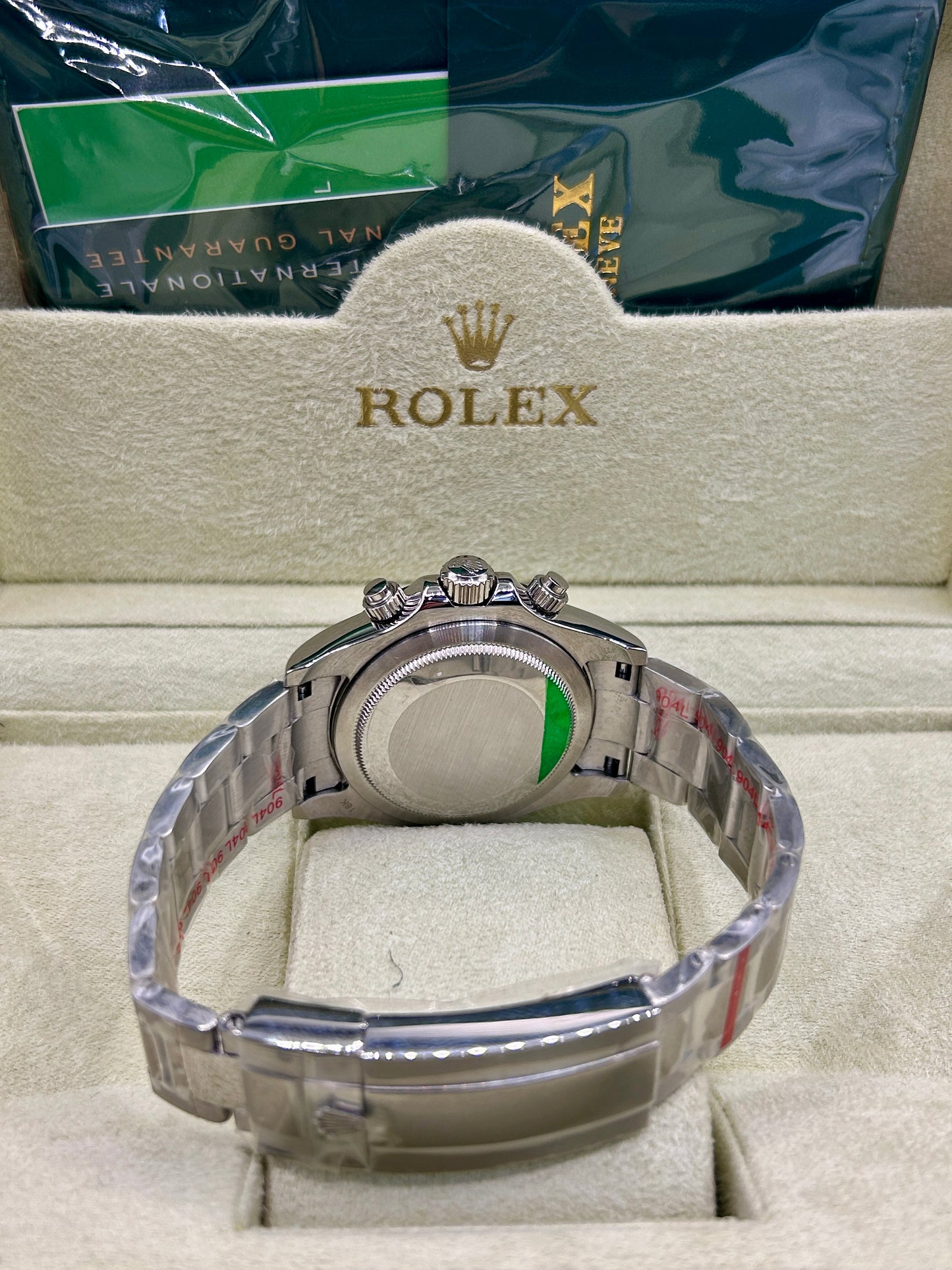 Rolex Daytona Blue Dial Stainless Steel Chronograph Watch