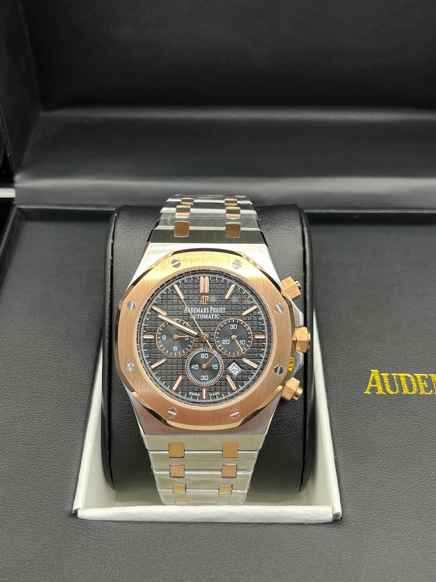 Audemars Piguet Royal Oak Rose Gold Chronograph Watch