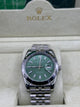Rolex Datejust Green Dial Watch
