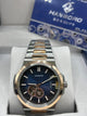 Hanboro Blue Dial Two Tone Automatic Watch