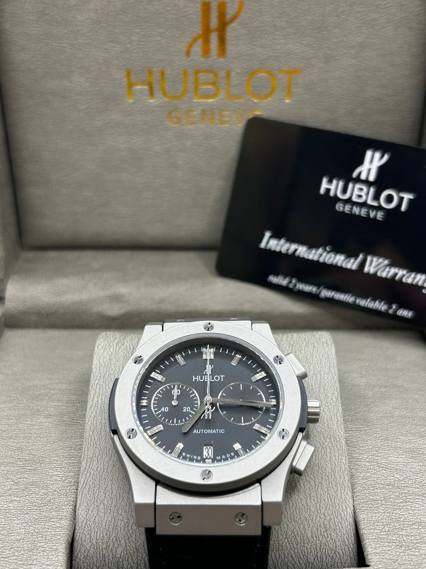 Hublot Big Bang White Case Grey Dial Watch