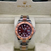 Rolex Yacht Master Rose Gold Red Dial Watch