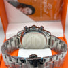 REWARD Luxury Chronograph Watch – Light Blue Dial Stainless Steel Bracelet