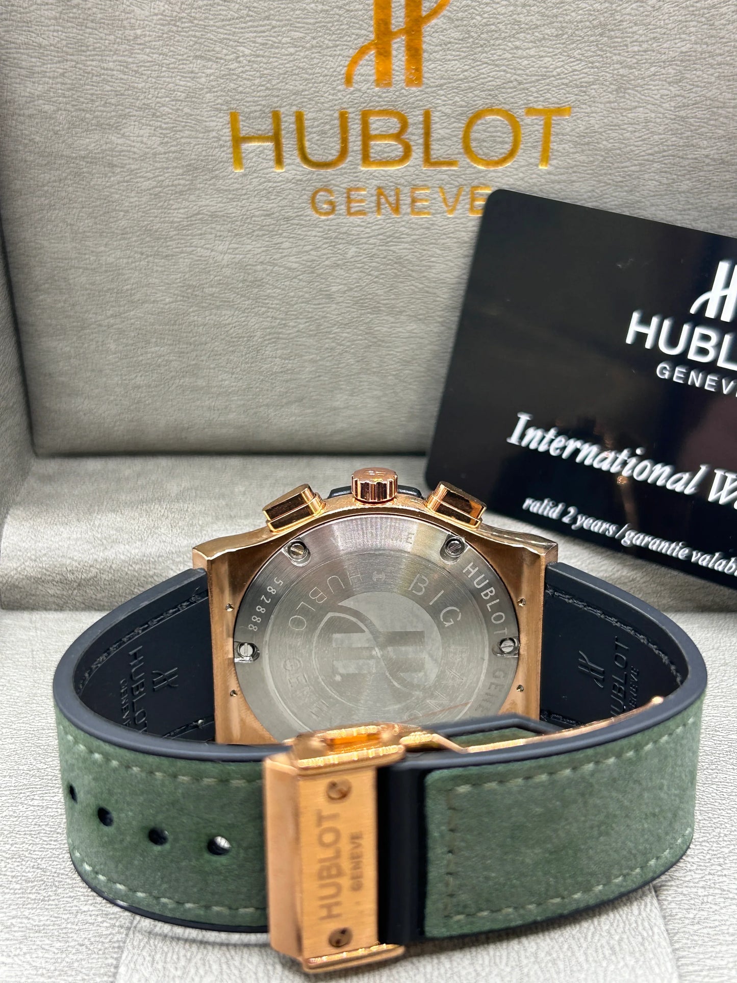 Hublot Big Bang Rose Gold White Dial Watch