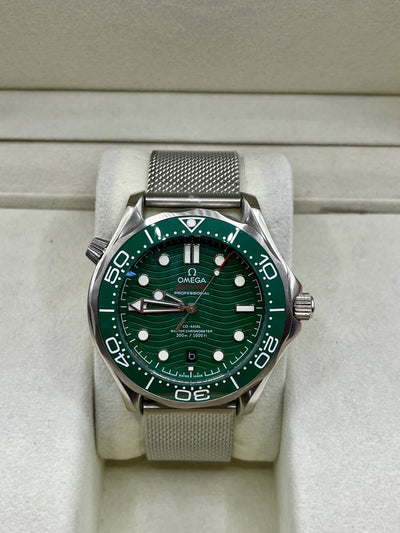 Omega Seamaster Diver 300M Green Dial Watch