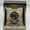 Guess Black Dial Two Tone Watch